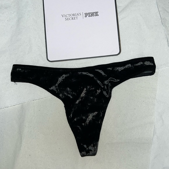 PINK Victoria's Secret VELVET THONG Underwear XL - Picture 1 of 11